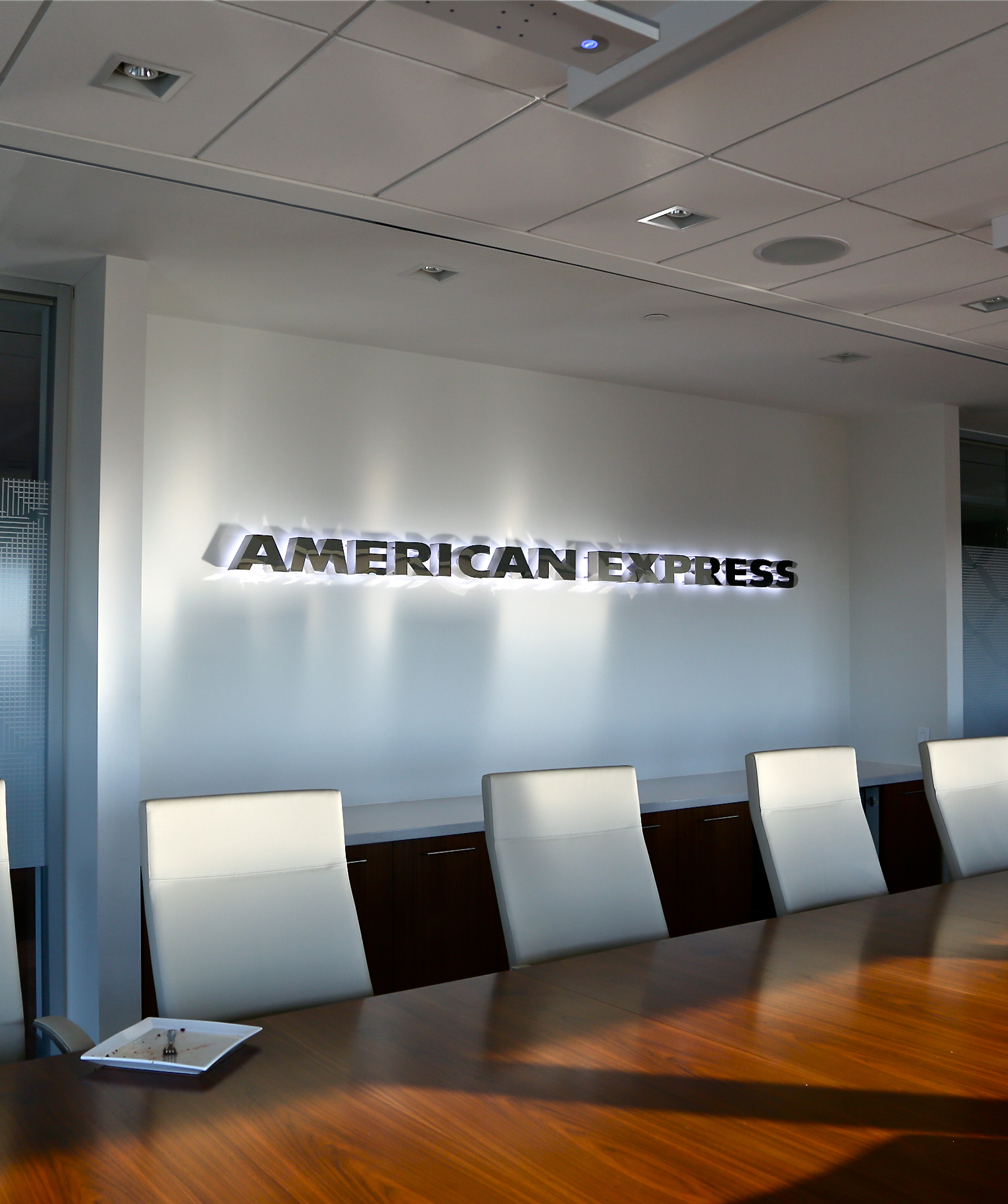 American Express Channel Letter