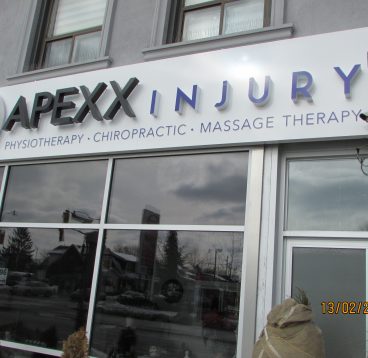 Apexx Injury Channel Letter