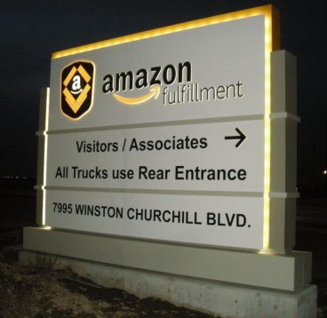Amazon Illuminated Channel Letter