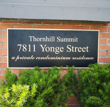 Thornhill Summit bronze plaque