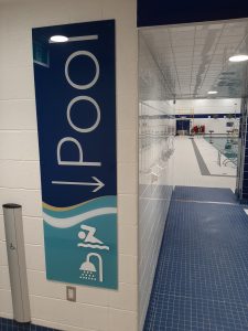 Morgan Pool Directional Sign