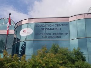 Newmarket Education Centre Metal Letter Sign
