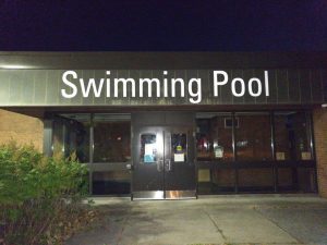 Pleasantview Swimming Pool Illuminated Channel Letters