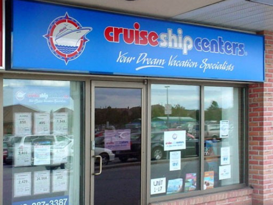 Cruiseship Centers sign