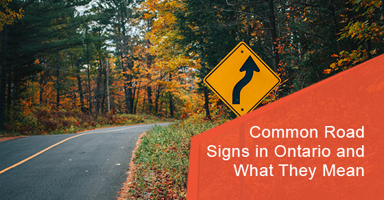 Common road signs in Ontario and what they mean