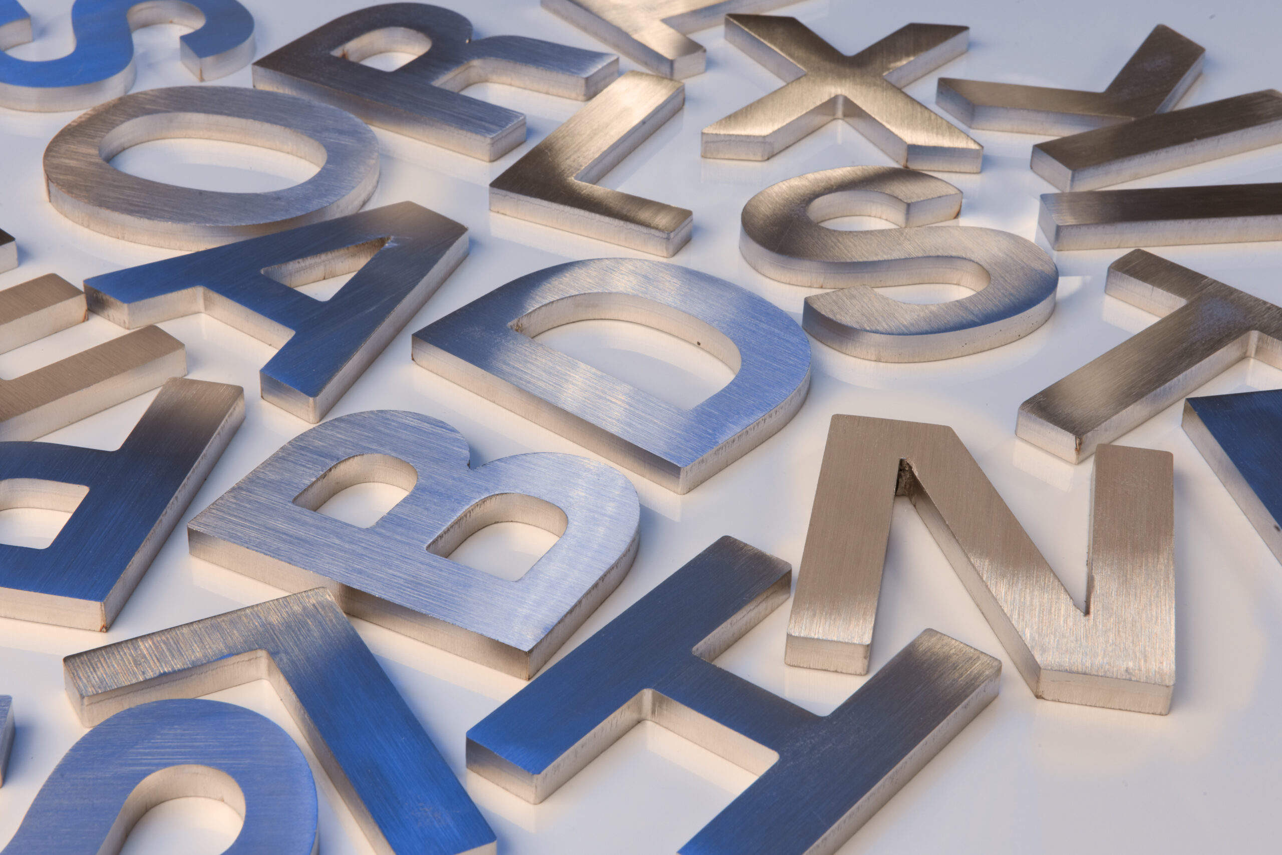 Metal 3D sign letters