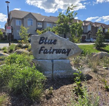 Blue Fairway Dimensional Letters
