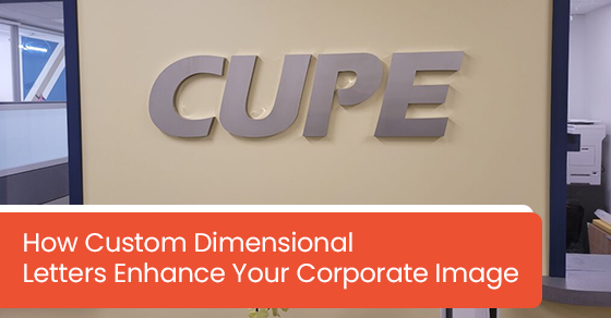 How custom dimensional letters enhance your corporate image