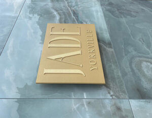 Custom Brass Plaque