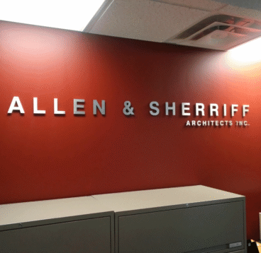Office wall signage