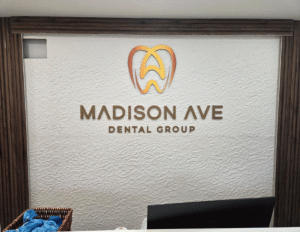 Maidson Ave Dental Group Reception Sign