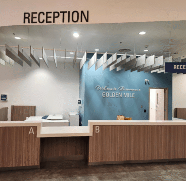 Office reception sign